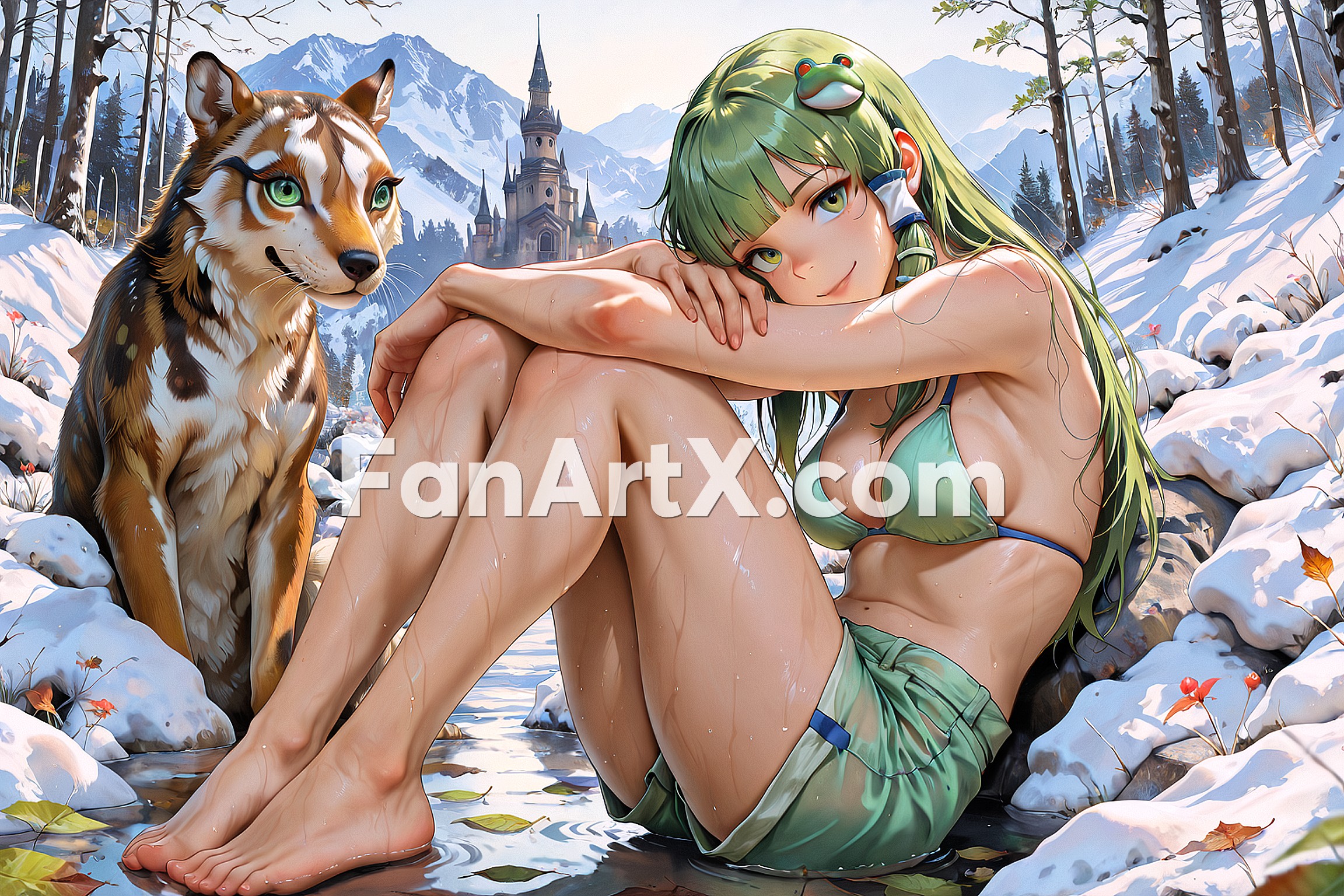 Kochiya Sanae Touhou project Fanart 2605537